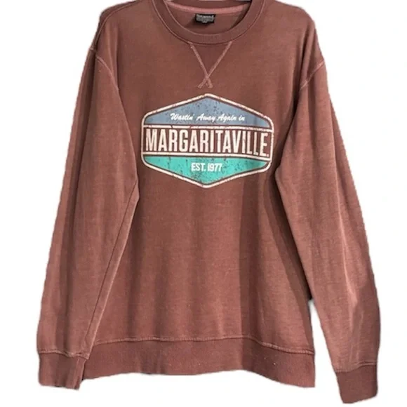 Vintage Sweatshirt Jimmy Buffet Wastin Away In Margaritaville Size Large - Picture 6 of 9